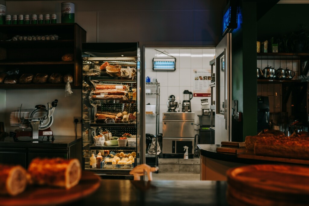 Tidehoyse kitchen and deli area