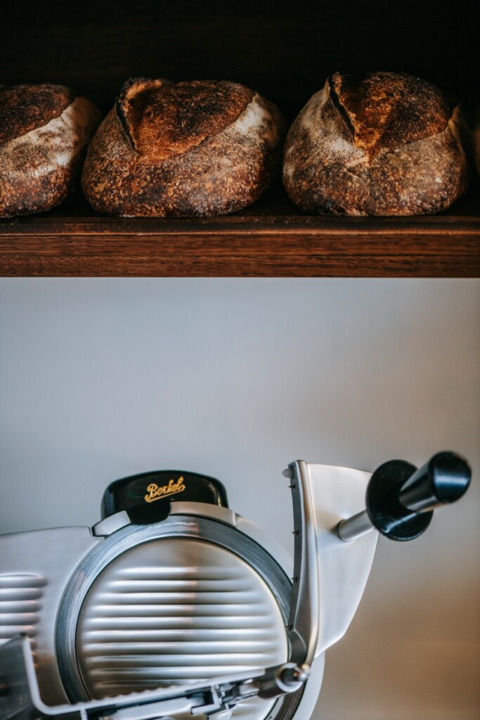 Freshly baked bread in the Tidehouse deli