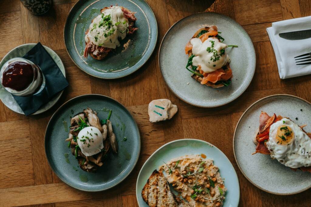 Selection of small plates and sharing dishes