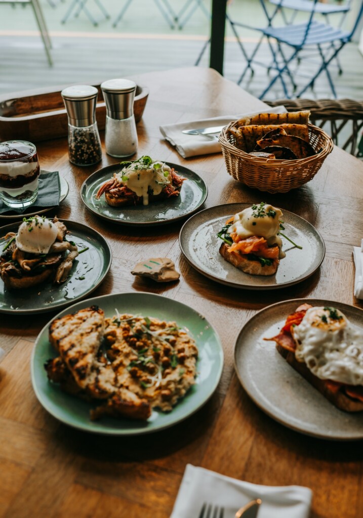Selection of small plates and sharing dishes