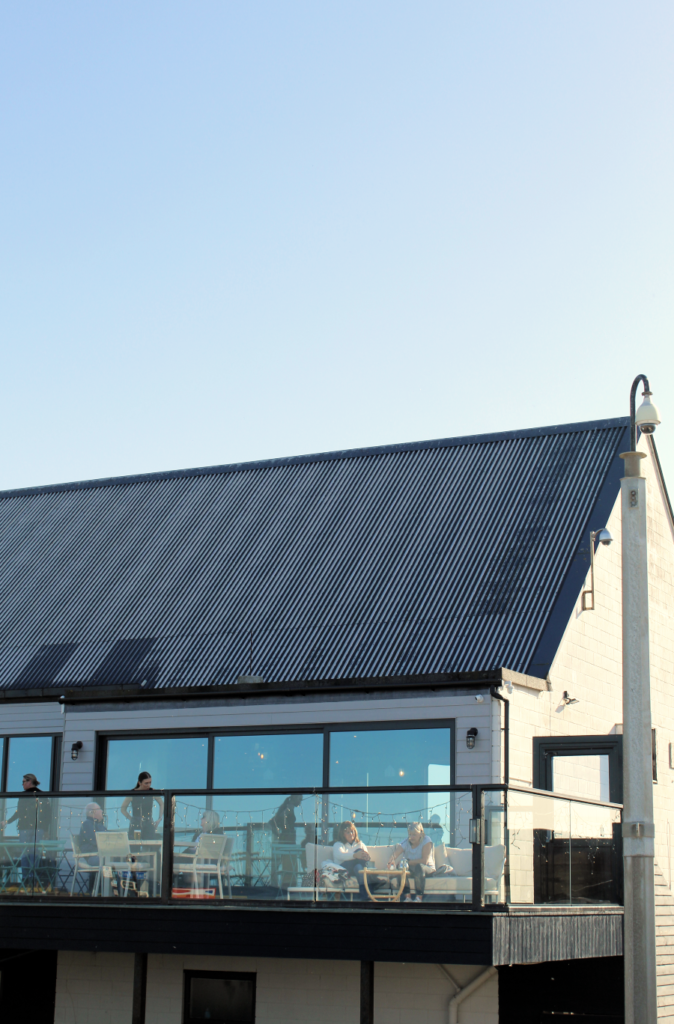 View of the terrace at Tidehouse